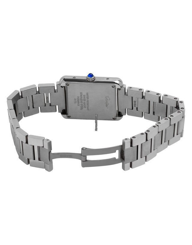IMG_9081 Cartier Tank Solo Mens watch Unisex Quartz Steel W5200013 3170 Replica 4