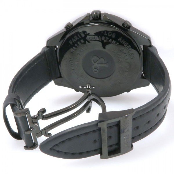 IMG_9081 Jacob & Co. Five Time Zone Quartz Steel JC-30JBD Replica 4