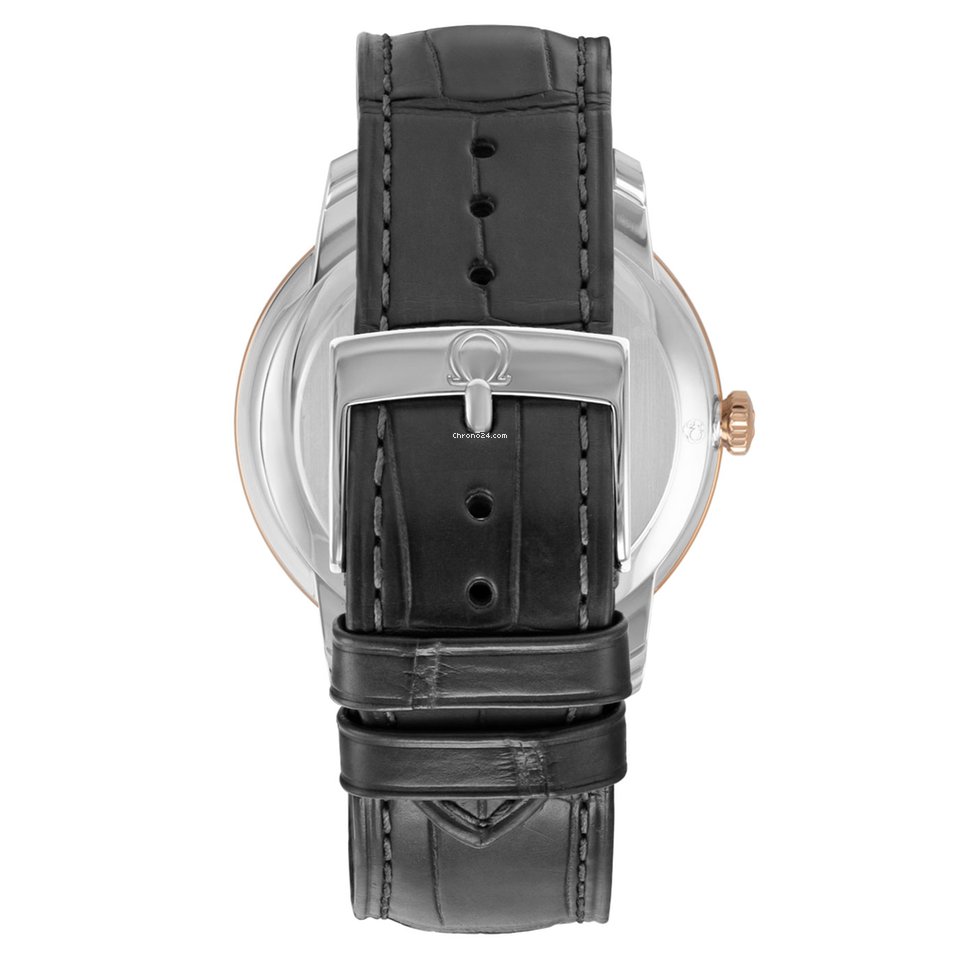 IMG_9081 Omega De Ville Prestige Mens watch Unisex Automatic Gold Steel 424.23.40.20.09.001 Replica 4