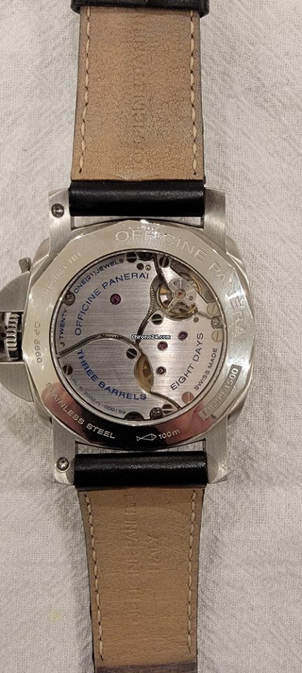 IMG_9081 Panerai Mens watch Unisex Automatic Steel PAM 00299 Replica 4