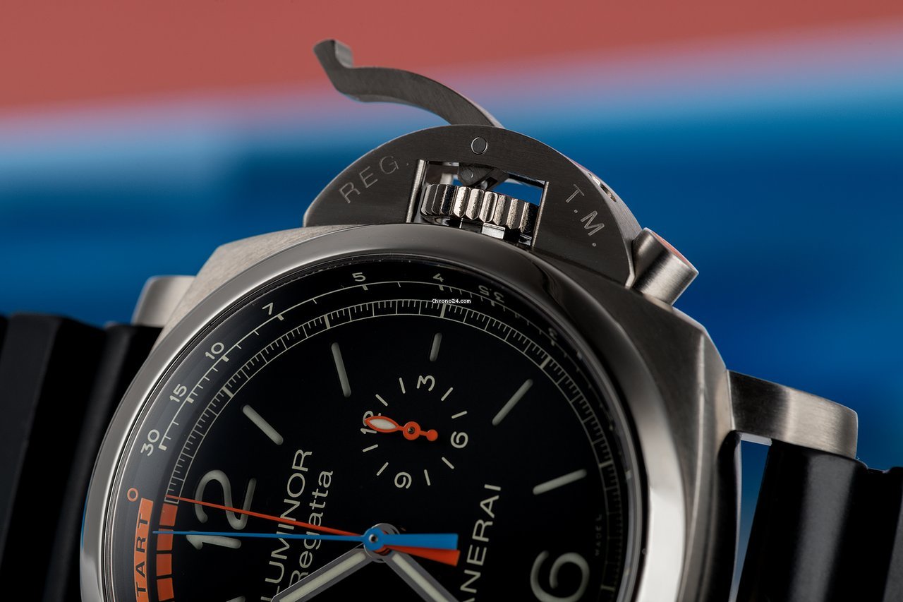 IMG_9081 Panerai Luminor 1950 Regatta 3 Days Chrono Flyback Automatic Titanium PAM00526 Replica 4