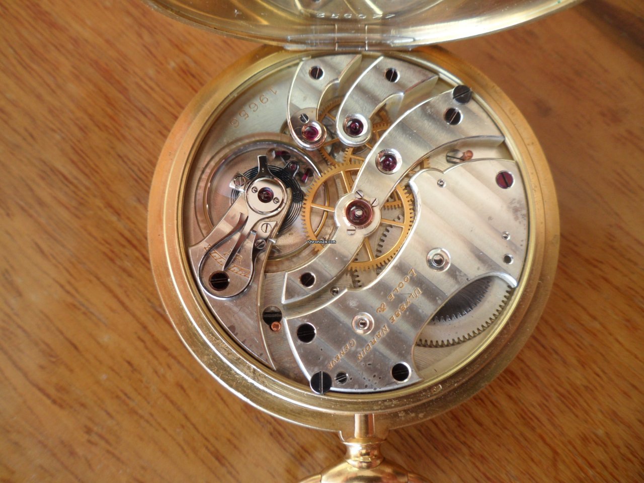 IMG_9081 Ulysse Nardin Mens watch Unisex Manual winding Yellow gold 356077 Replica 4