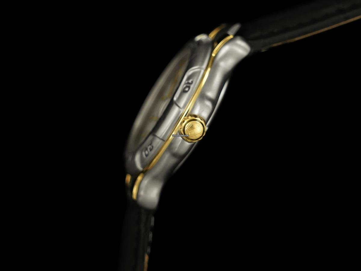 IMG_9081 TAG Heuer 6000 Mens watch Unisex Quartz Gold Steel 8289 Replica 4