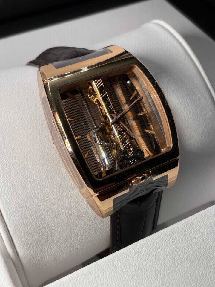 IMG_9081 Corum Golden Bridge Mens watch Unisex Automatic Rose gold 313.165.55 0002 GL10R Replica 4