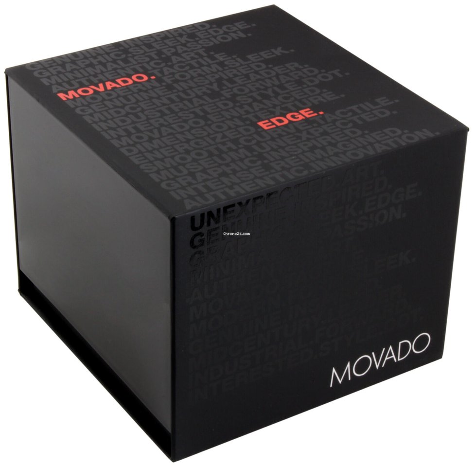 IMG_9081 Movado Edge Mens watch Unisex Quartz Steel 3680009 Replica 4