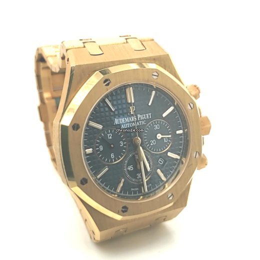 IMG_9081 Audemars Piguet Royal Oak Chronograph Mens watch Unisex Automatic Yellow gold 26320BA.OO.1220BA.02 Replica 4