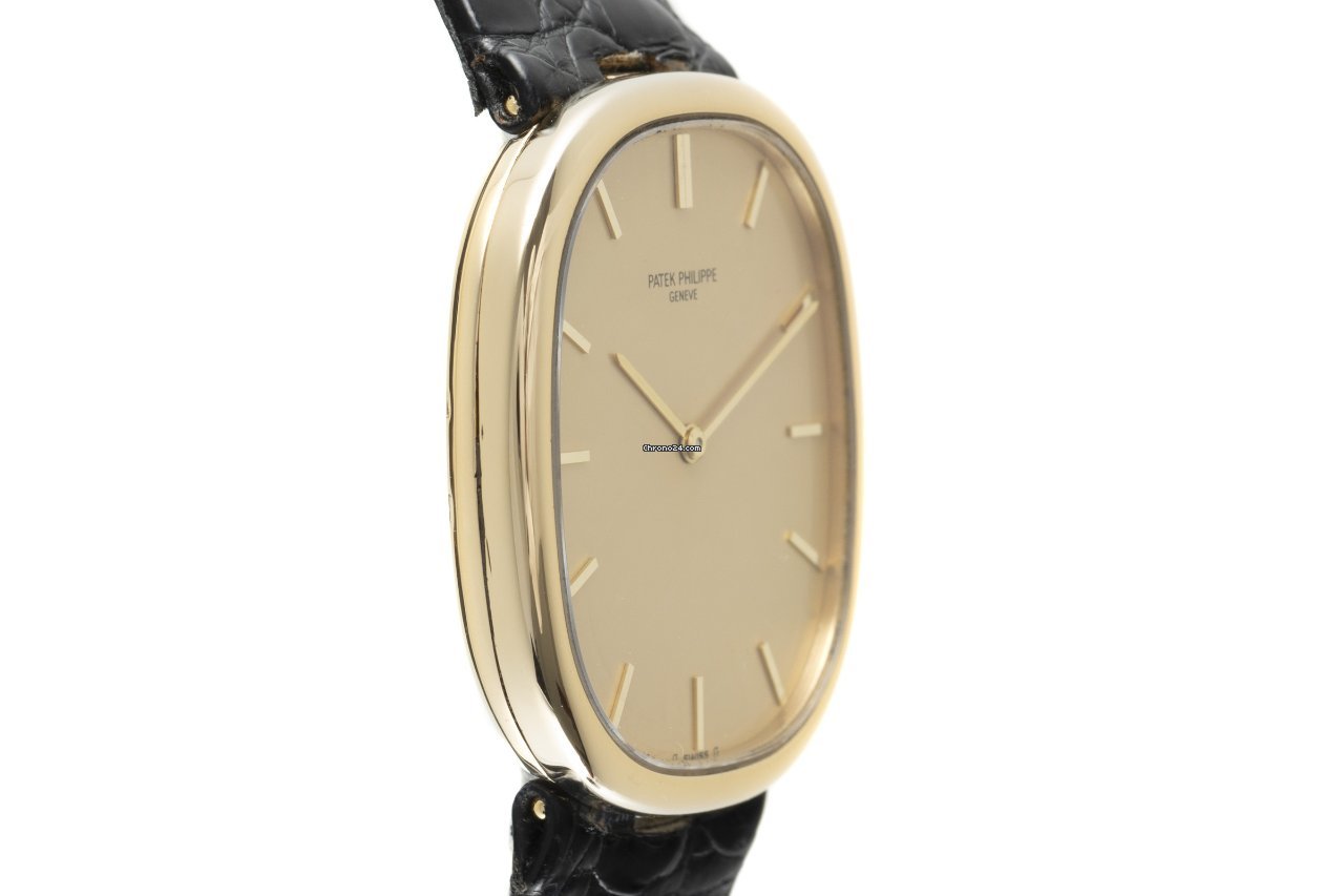Patek Philippe Golden Ellipse Mens watch Unisex Automatic Yellow gold 3738 100 Replica 4