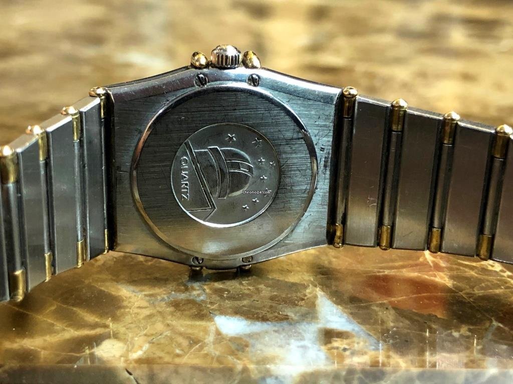 IMG_9081 Omega Constellation Quartz Womens watch Quartz Gold Steel 1262.70.00 Replica 4