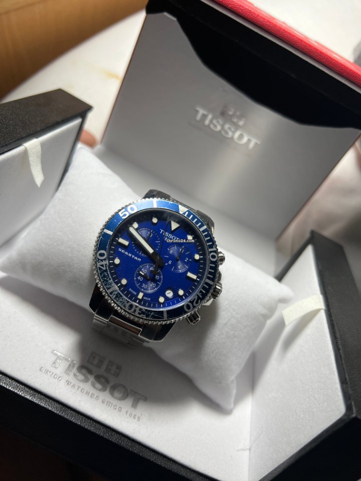 Tissot Seastar 1000 Mens watch Unisex Quartz Steel T120.417.11.041.00 Replica 4