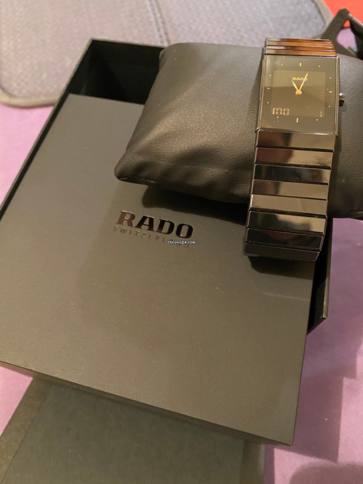 Rado Ceramica Mens watch Unisex Quartz Ceramic 193.0324.3 Replica 4