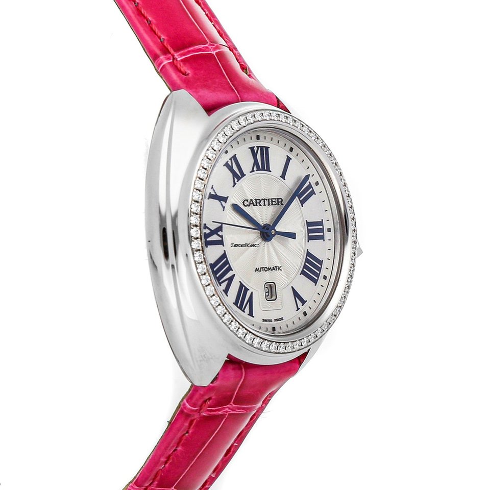 Cartier Cle de Cartier Womens watch Automatic White gold WJCL0015 Replica 4