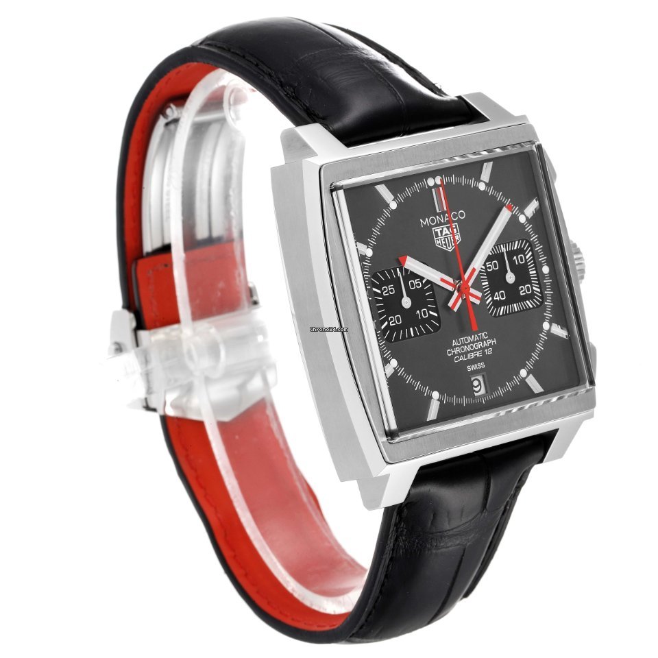 IMG_9081 TAG Heuer Monaco Mens watch Unisex Automatic Steel CAW211J.FC6476 Replica 4
