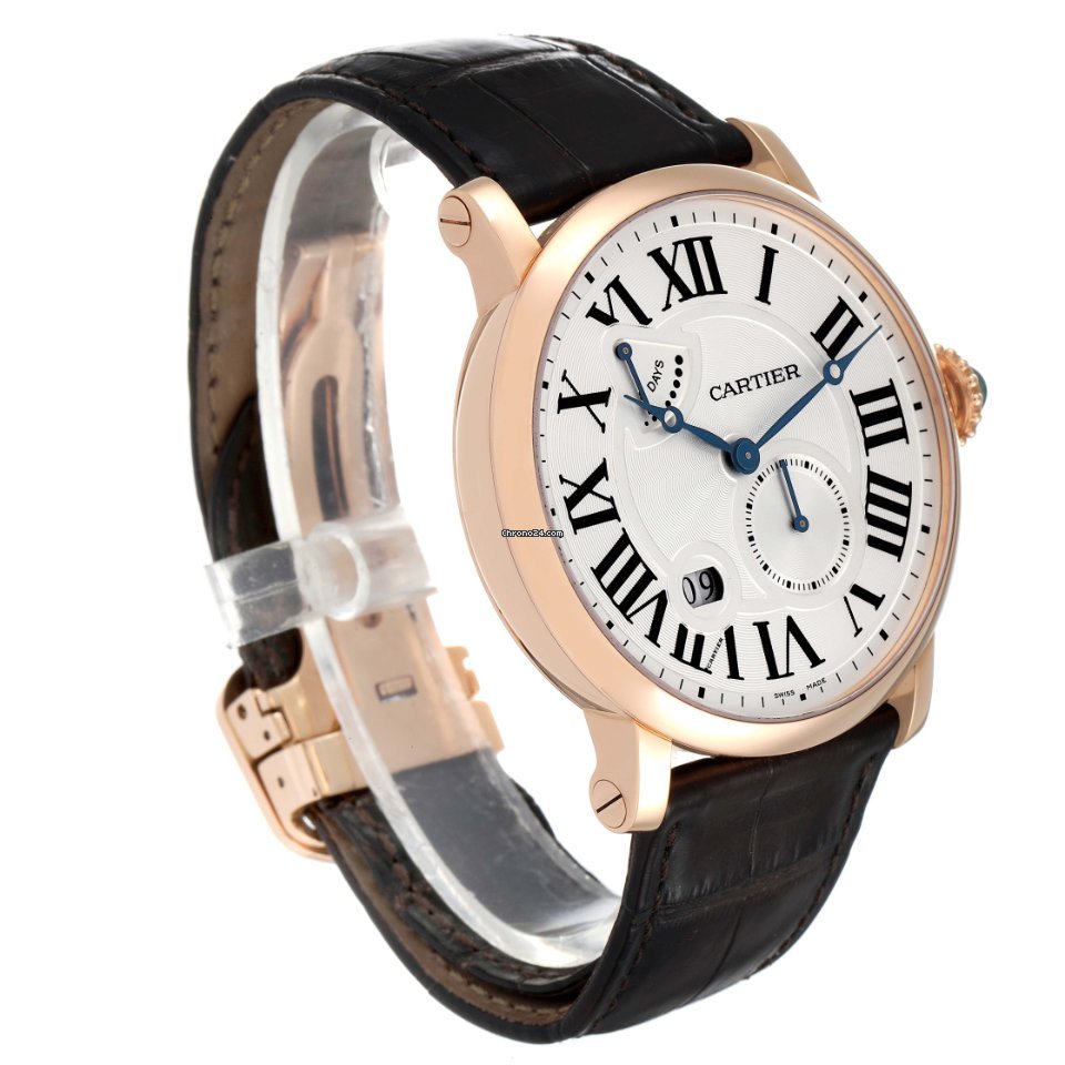 Cartier Rotonde de Cartier Mens watch Unisex Manual winding Rose gold W1556203 Replica 4