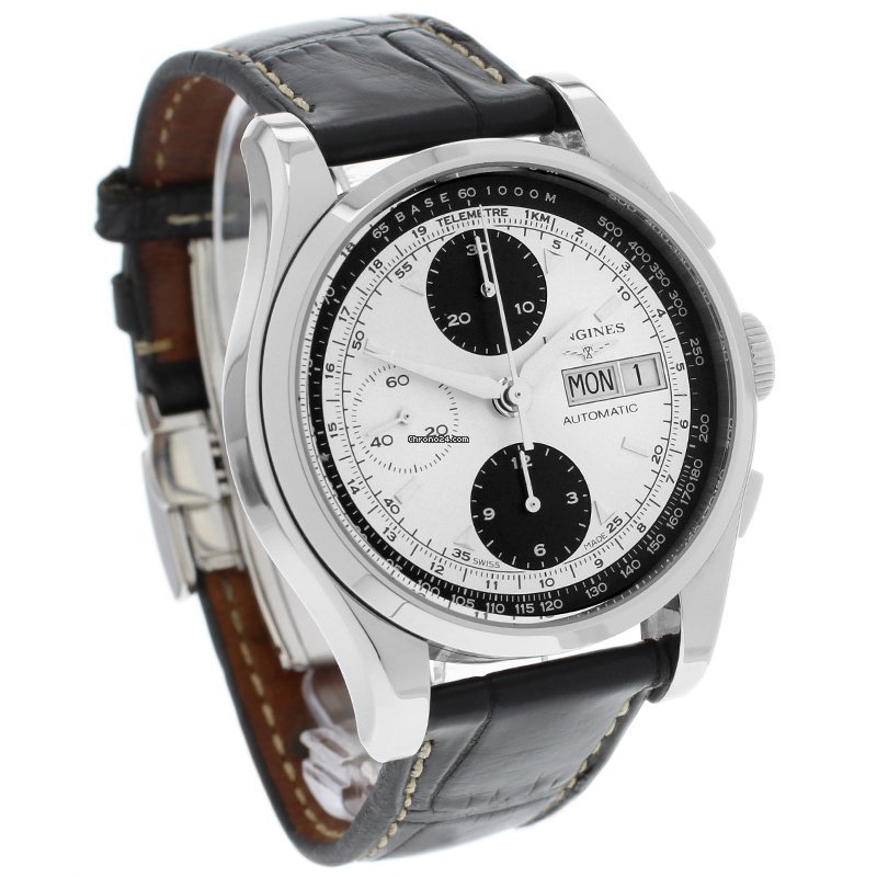 IMG_9081 Longines Heritage Mens watch Unisex Automatic Steel L2.747.4.92.4 Replica 4