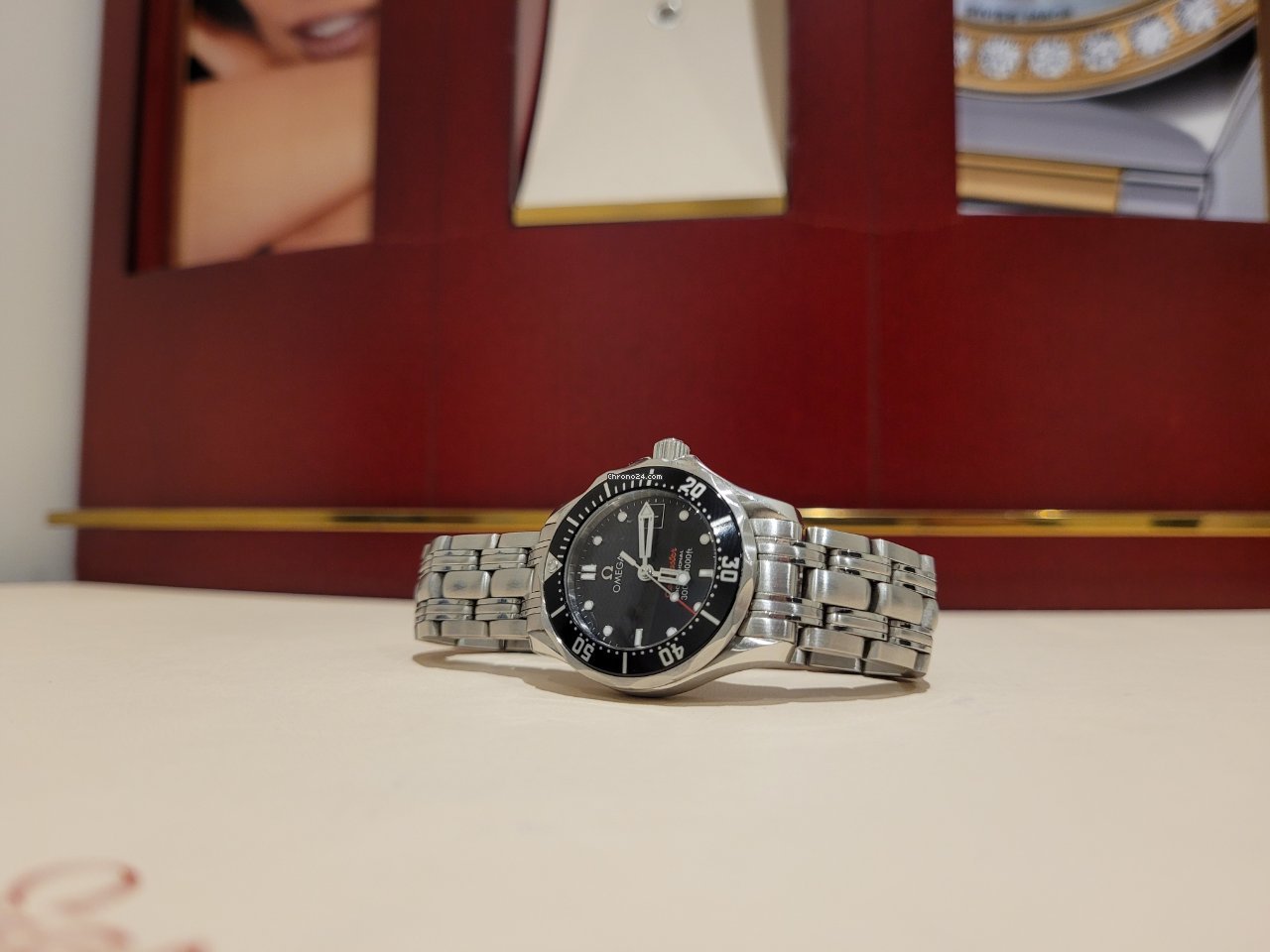 Omega Seamaster Diver 300 M Womens watch Quartz Steel 21230286101001 Replica 4