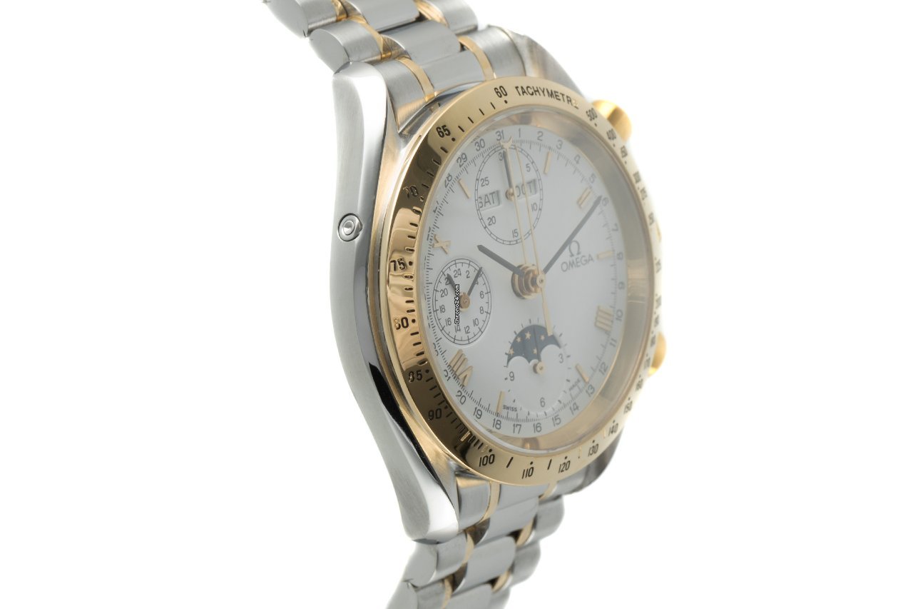 Omega Speedmaster Mens watch Unisex Automatic Gold Steel DA 175.0034 Replica 4