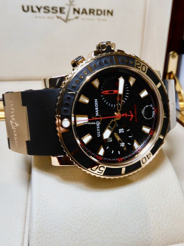 IMG_9081 Ulysse Nardin Maxi Marine Diver Automatic Rose gold 8006-102 Replica 4