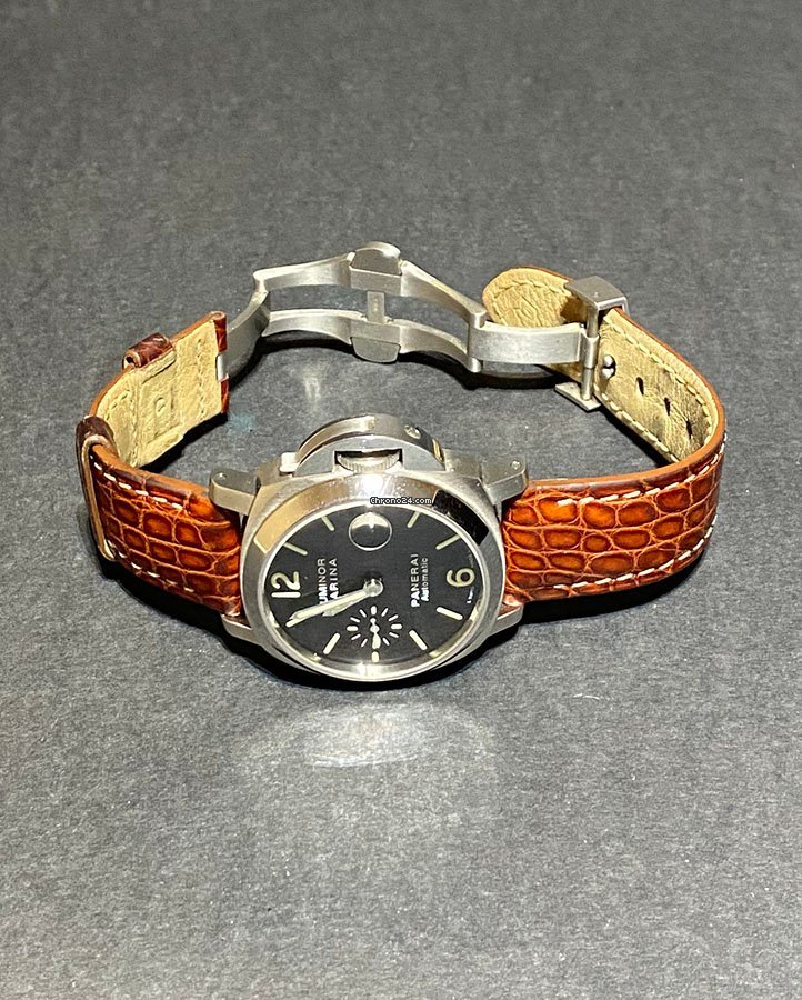 IMG_9081 Panerai Luminor Marina Automatic Mens watch Unisex Automatic Steel PAM 00048 Replica 4