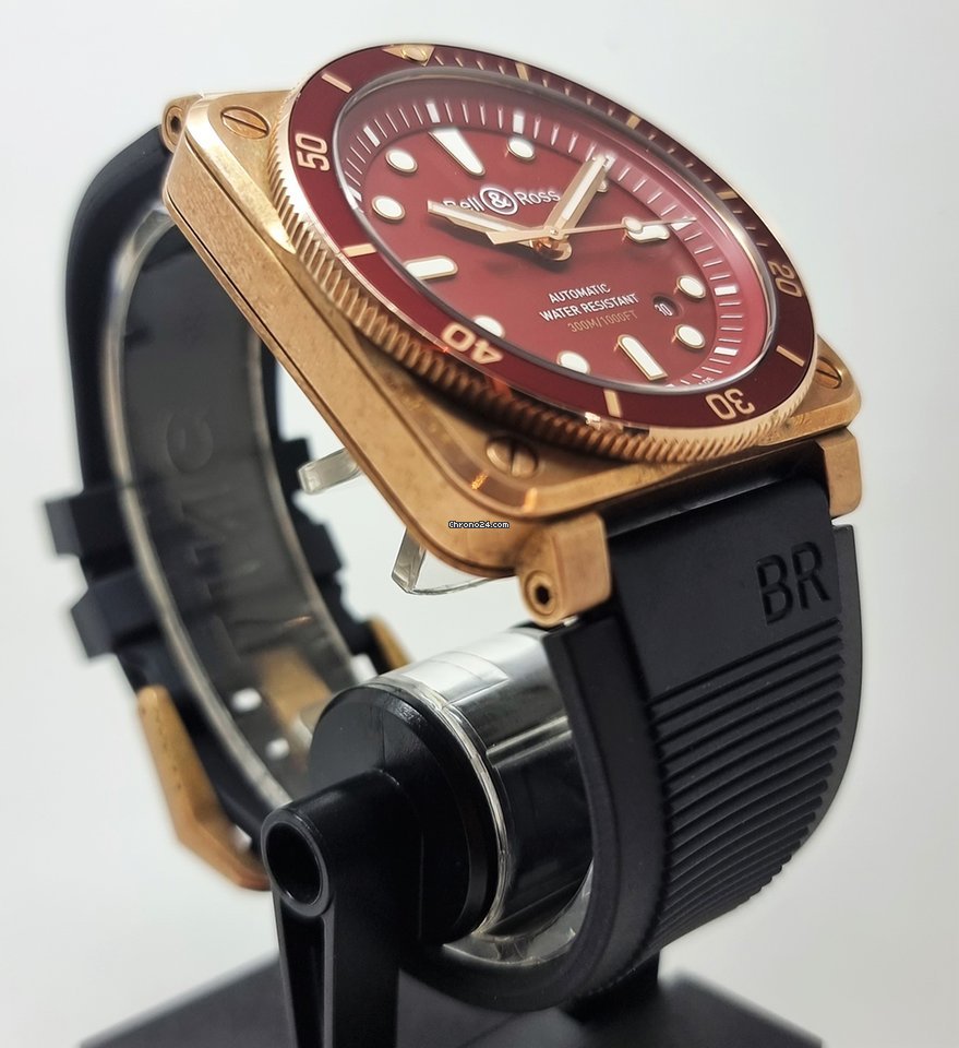 IMG_9081 Bell & Ross BR 03 Mens watch Unisex Automatic Bronze BR0392-D-R-BR SCA Replica 4