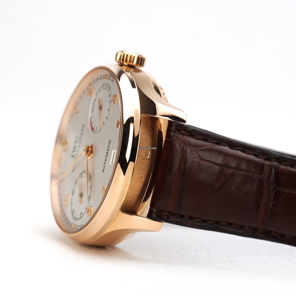 IWC Portuguese Automatic Mens watch Unisex Automatic Rose gold IW500101 Replica 4