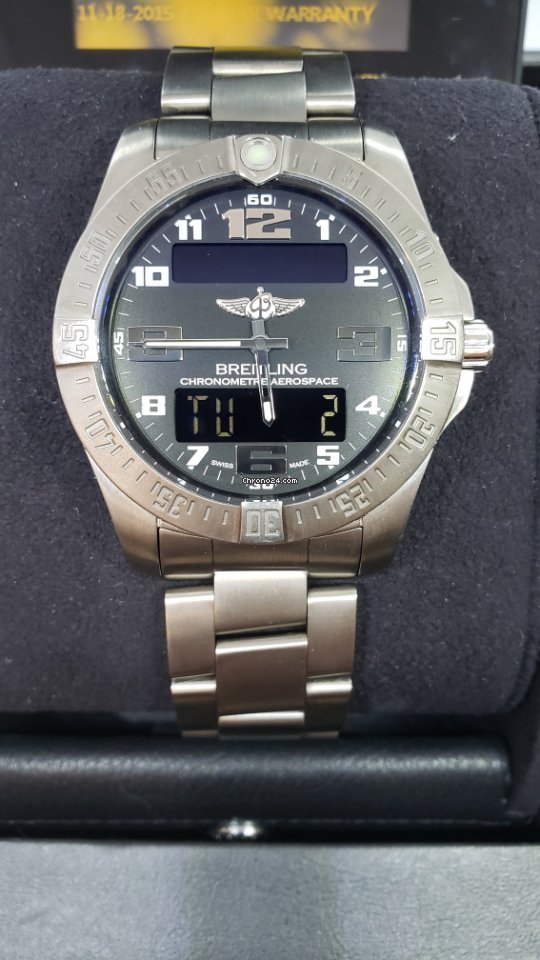 IMG_9081 Breitling Aerospace EVO Mens watch Unisex Quartz Titanium E7936310 Replica 4