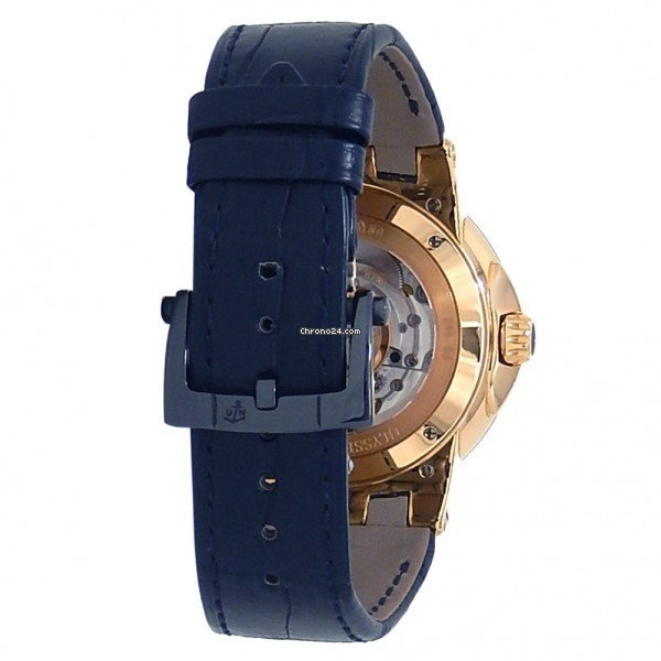 Ulysse Nardin Executive Dual Time Mens watch Unisex Automatic Rose gold 246-00 43 Replica 4
