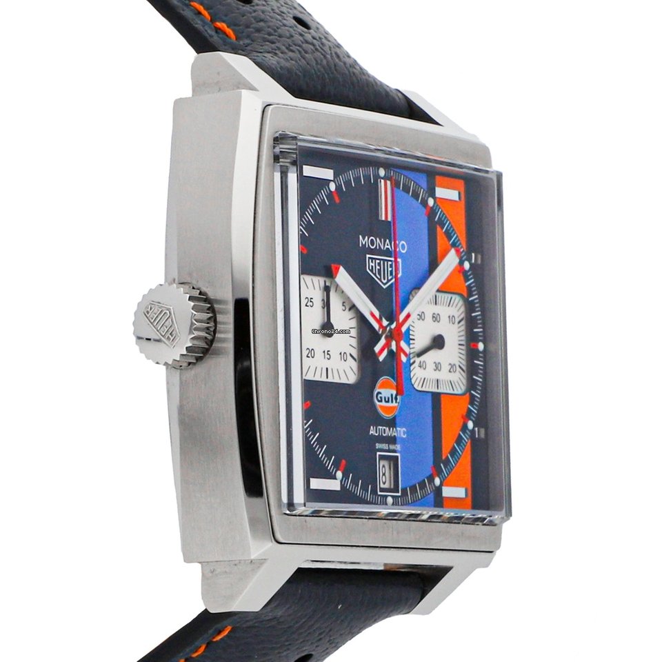 IMG_9081 TAG Heuer Monaco Calibre 11 Mens watch Unisex Automatic Steel CAW211R.FC6401 Replica 4