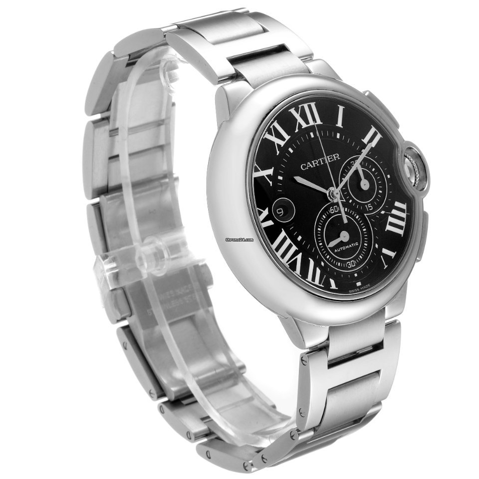IMG_9081 Cartier Ballon Bleu 44mm Mens watch Unisex Automatic Steel W6920077 Replica 4