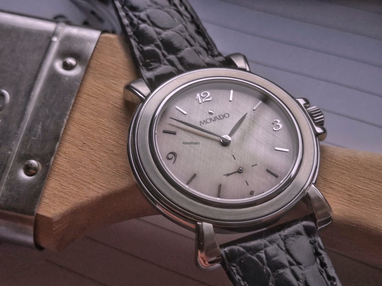 IMG_9081 Movado Museum Mens watch Unisex Manual winding Steel 84.35.865 Replica 4