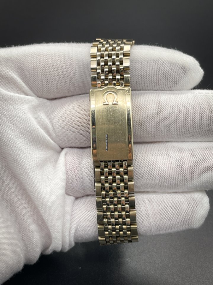IMG_9081 Omega De Ville Mens watch Unisex Quartz Yellow gold 198.0032 Replica 4