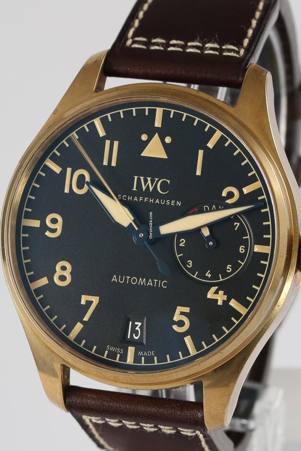 IMG_9081 IWC Big Pilot Mens watch Unisex Automatic Bronze IW501005 Replica 4
