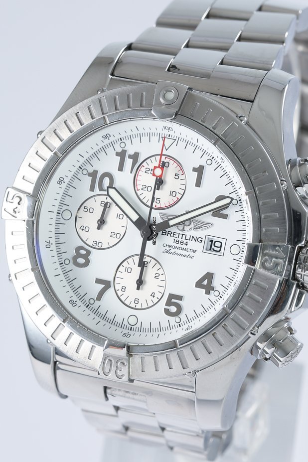 IMG_9081 Breitling Super Avenger Mens watch Unisex Automatic Steel A1337011 A660 Replica 4