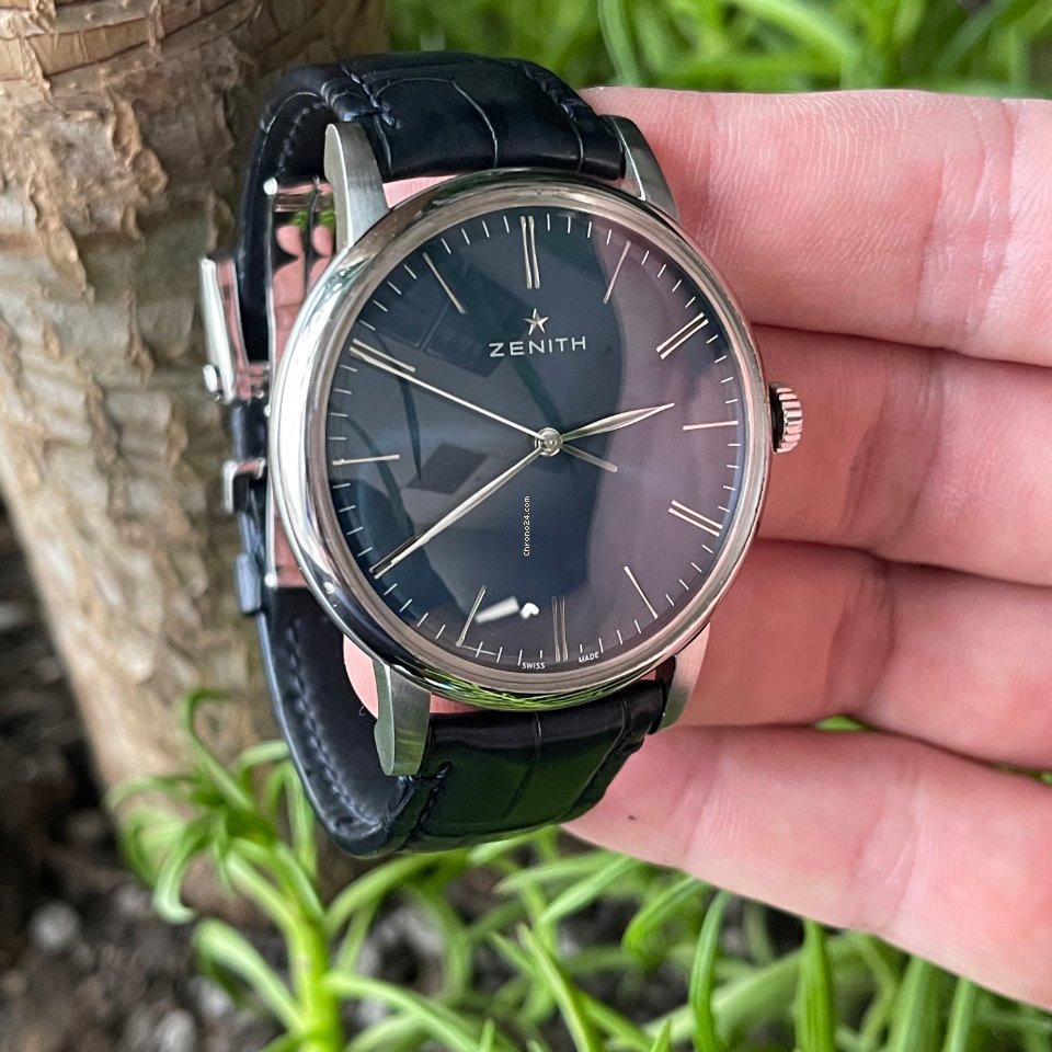 IMG_9081 Zenith Elite 6150 Mens watch Unisex Automatic Steel 03.2272.6150 51.C700 Replica 4