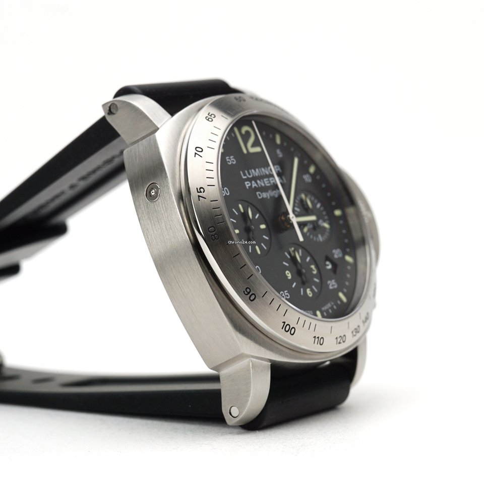 IMG_9081 Panerai Luminor Chrono Mens watch Unisex Automatic Steel PAM 00196 Replica 4