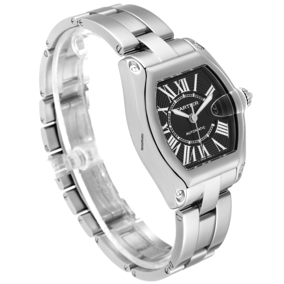 Cartier Roadster Mens watch Unisex Automatic Steel W62041V3 Replica 4