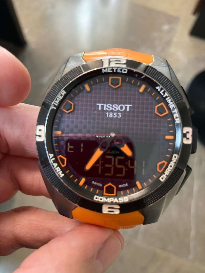 Tissot T-Touch Expert Solar Mens watch Unisex Quartz Titanium T091.420.47.051.01 Replica 4