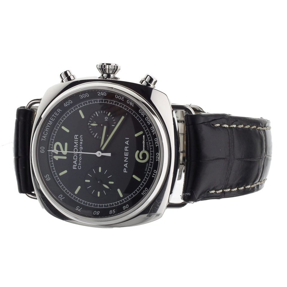 Panerai Radiomir Chronograph Mens watch Unisex Automatic Steel PAM288 Replica 4