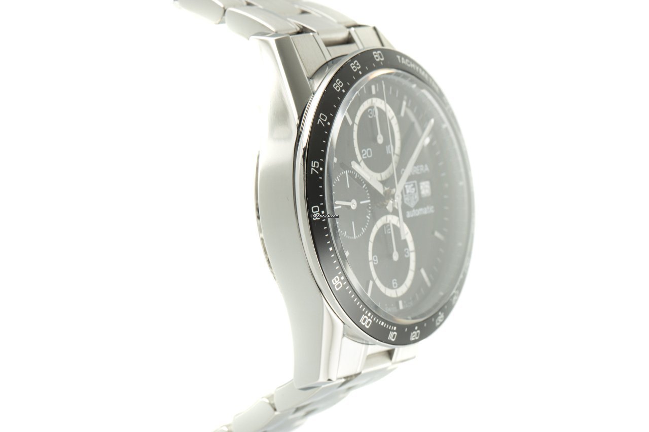 IMG_9081 TAG Heuer Carrera Calibre 16 Mens watch Unisex Automatic Steel CV2010 Replica 4