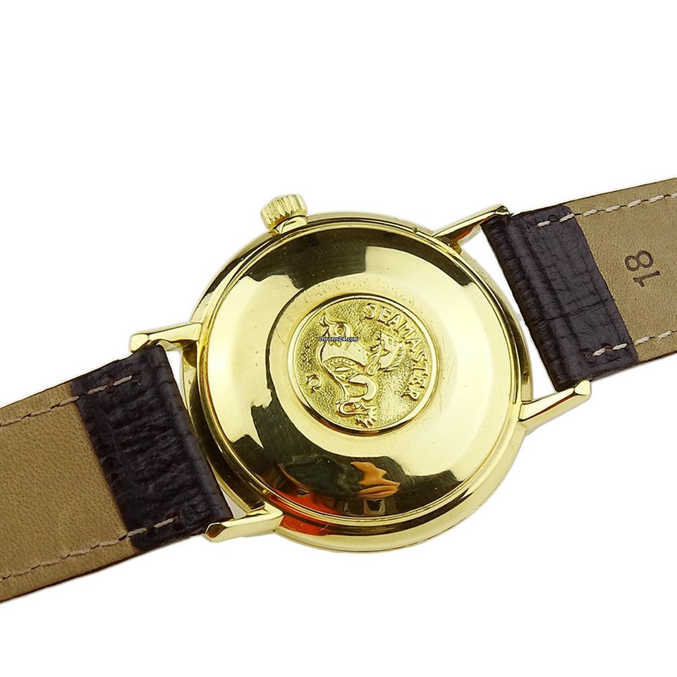 IMG_9081 Omega Seamaster DeVille Mens watch Unisex Automatic Yellow gold 165 6-5020 Replica 4
