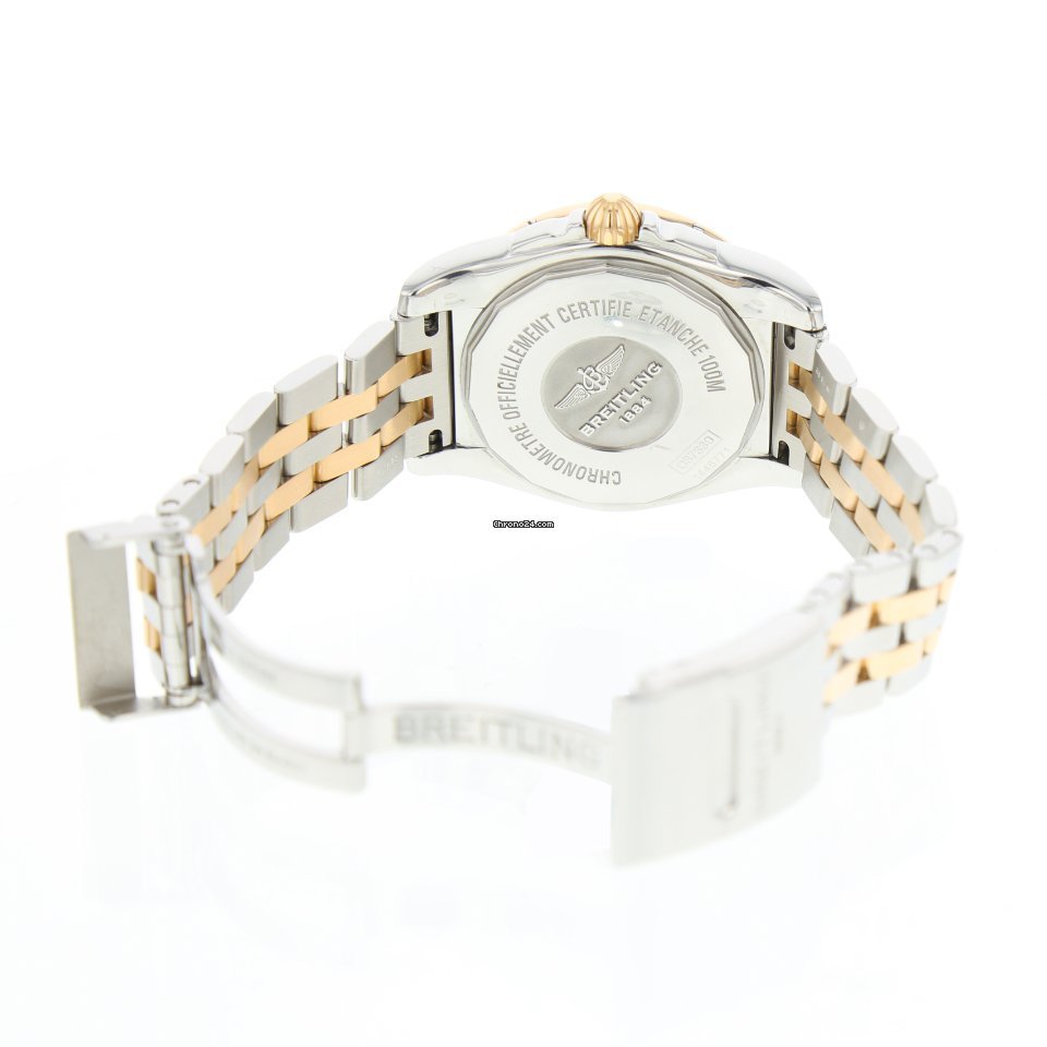 Breitling Galactic 36 Womens watch Automatic Gold Steel C3733012 A724 Replica 4