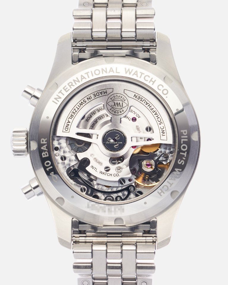 IMG_9081 IWC Pilot Chronograph Mens watch Unisex Automatic Steel IW388102 Replica 4