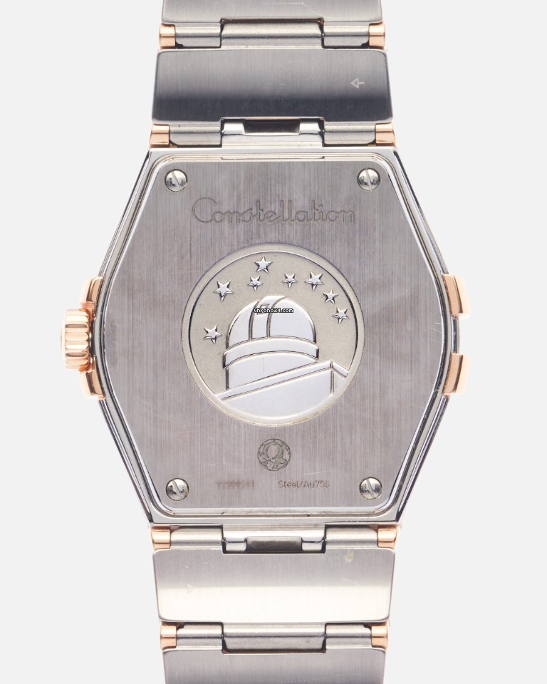 Omega Constellation Quartz Mens watch Unisex Quartz Gold Steel 123.20.35.60.02.001 Replica 4