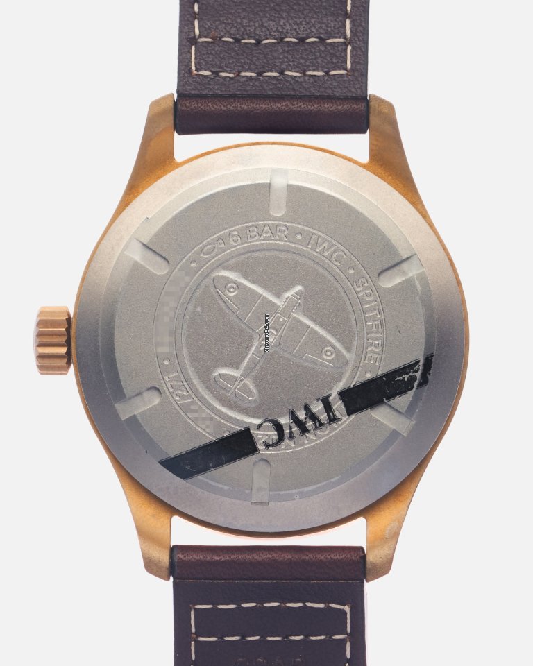 IMG_9081 IWC Pilot Spitfire UTC Mens watch Unisex Automatic Bronze IW327101 Replica 4