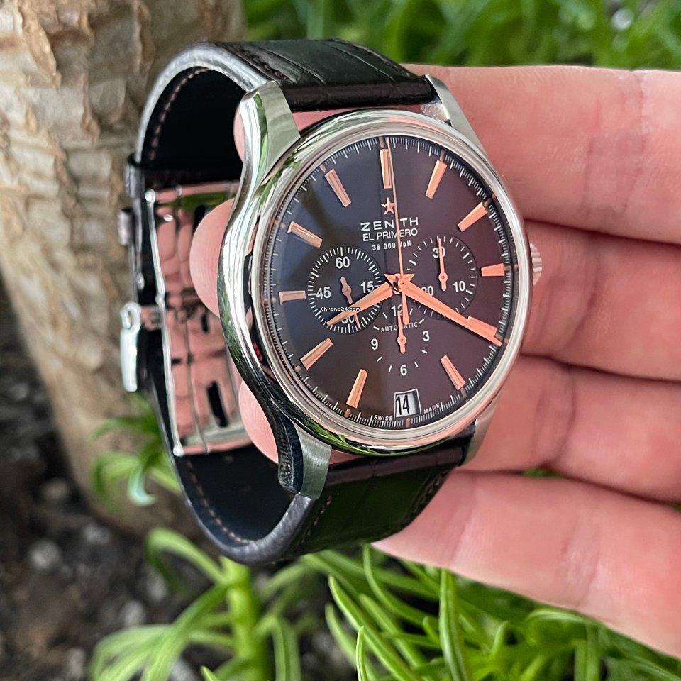 Zenith Captain Chronograph Mens watch Unisex Automatic Steel 03.2110.400 75.c498 Replica 4
