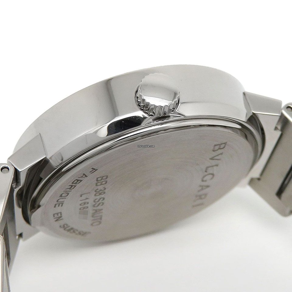 IMG_9081 Bulgari Bulgari Mens watch Unisex Automatic Steel BB38SSAUTO Replica 4