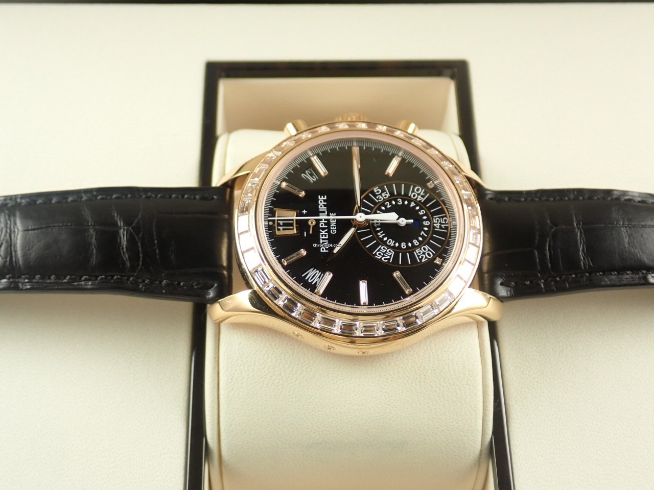 IMG_9081 Patek Philippe Annual Calendar Chronograph Automatic Red gold 5961R Replica 4