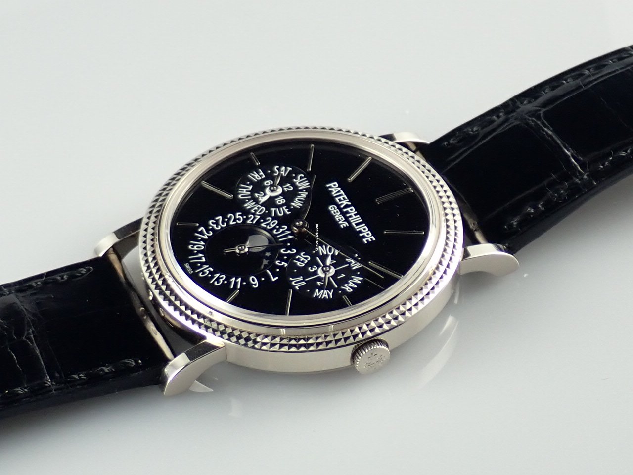 IMG_9081 Patek Philippe Perpetual Calendar Automatic White gold 5139G Replica 4