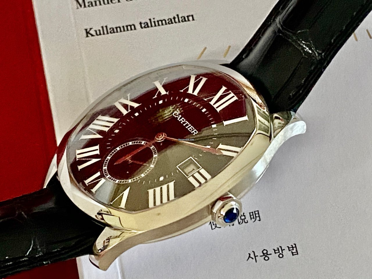 Cartier Drive de Cartier Mens watch Unisex Automatic Steel WSNM0006 Replica 4