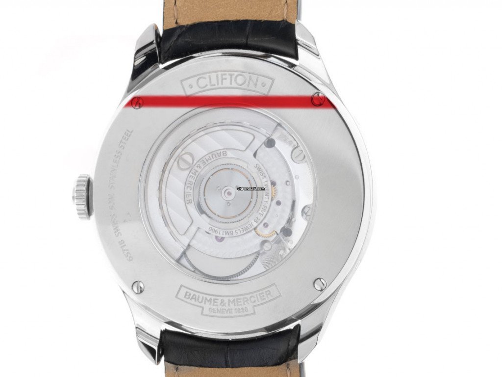 Baume & Mercier Clifton Mens watch Unisex Automatic Steel MOA 10055 Replica 4
