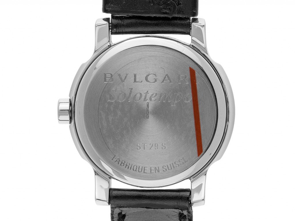 Bulgari Solotempo Mens watch Unisex Quartz Steel ST29S Replica 4